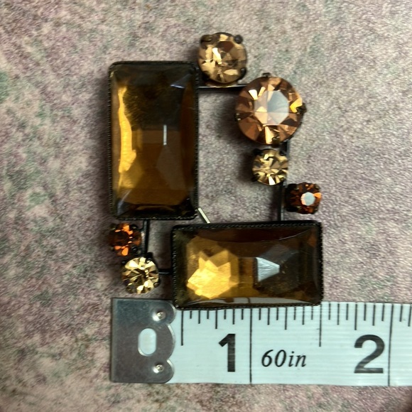 Vintage Modernist Style Brooch - Picture 4 of 4